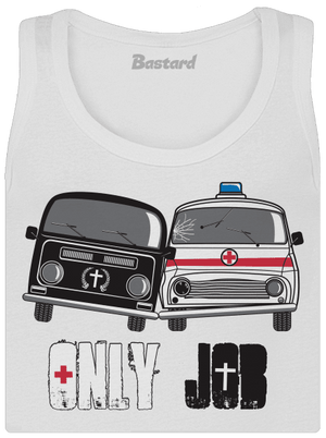 Konkurence dámské tílko klasické White