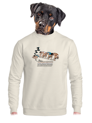 unisex mikina bez kapuce