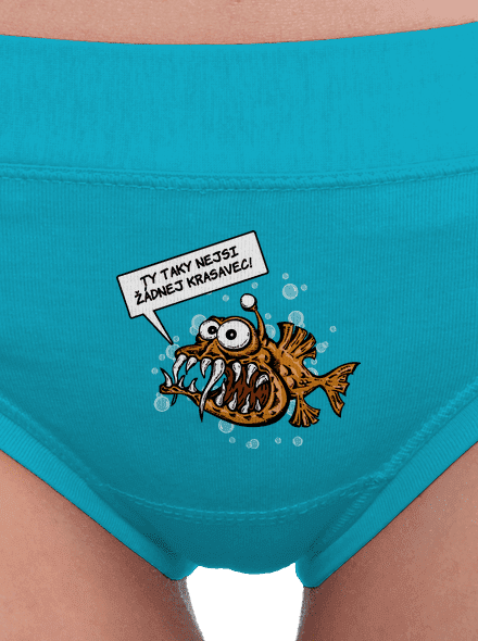 Mořský ďas dámské kalhotky Turquoise