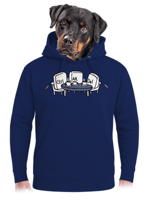 Nerozluční kamarádi unisex mikina premium Navy