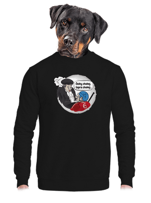 unisex mikina bez kapuce