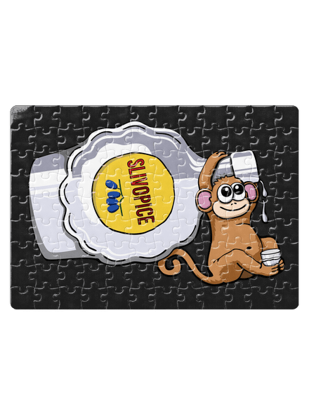 Slivopice puzzle White