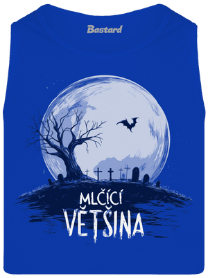 Mlčící většina pánské tílko Royal Blue