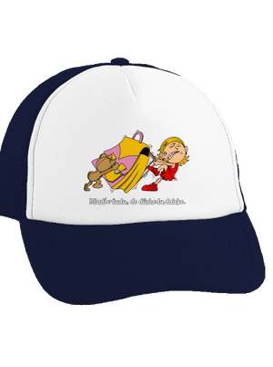 Školačka kšiltovka truckerka French Navy cap