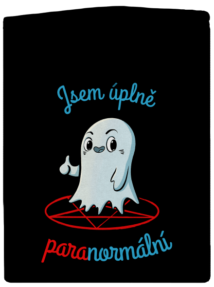 Jsem paranormální dámská mikina na zip Black