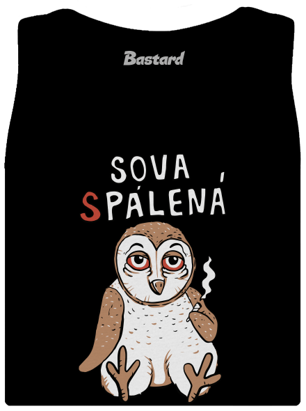Sova Pálená dámské tílko klasické Black