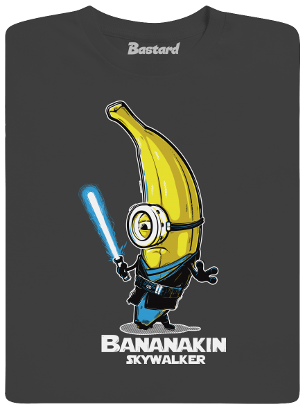 Bananakin Skywalker pánské dlouhý rukáv Dark Grey