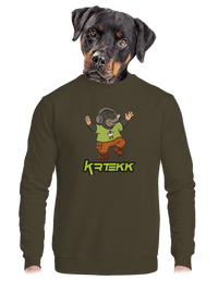 unisex mikina bez kapuce