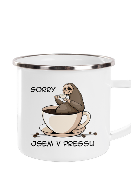 V pressu plecháček White