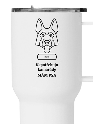Nemůžu, mám psa termohrnek White