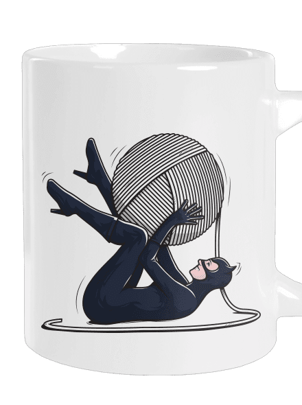 Catwoman velký hrnek White