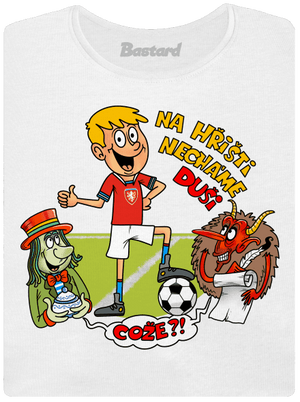 Na hřišti necháme duši dámské tričko s lemem White