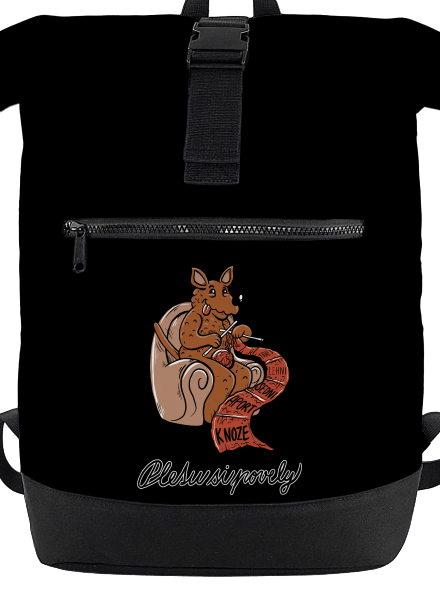 Pletu si povely batoh Black