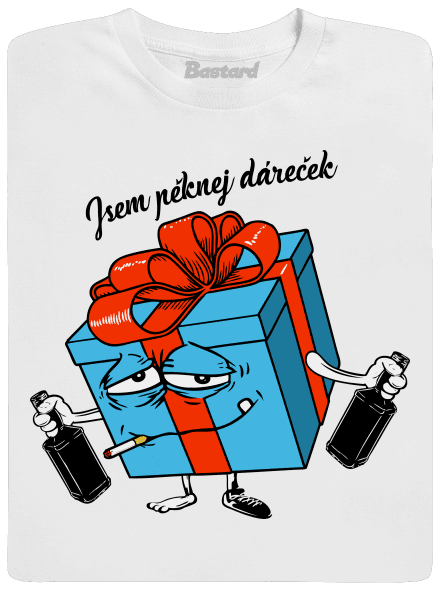 Dáreček pánské dlouhý rukáv White