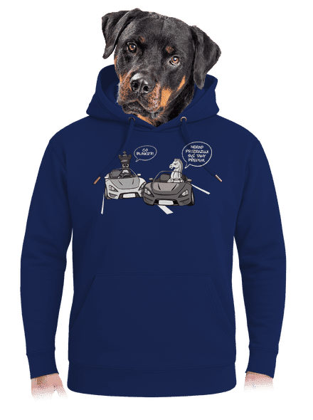 Co blinkr? unisex mikina premium Navy