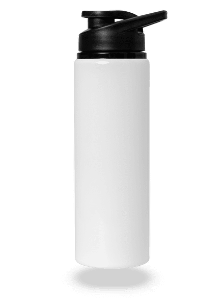 Bez potisku lahev na vodu White