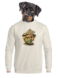 unisex mikina bez kapuce