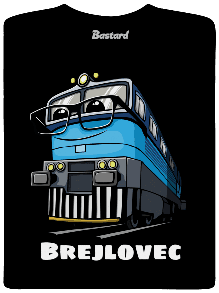 Brejlovec dětské tričko Black