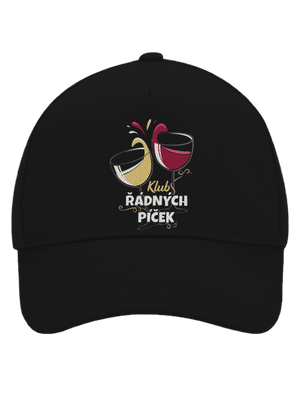 Klub řádných píček kšiltovka baseballka Black