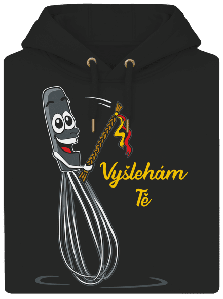 Vyšlehám Tě! unisex mikina premium Dark Black