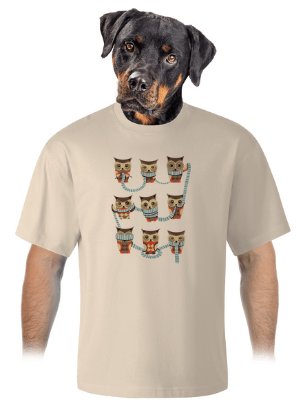 Sovičky unisex tričko oversized Almond