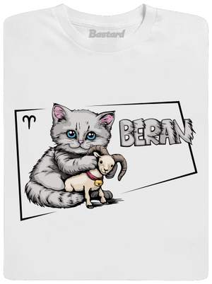 Kočičí horoskop: Beran dětské tričko White