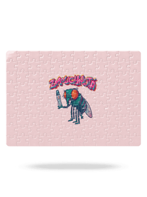 Zmouchnutá puzzle White