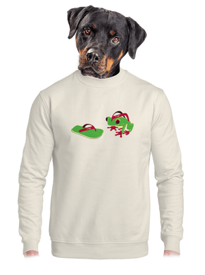 unisex mikina bez kapuce