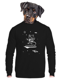 unisex mikina bez kapuce