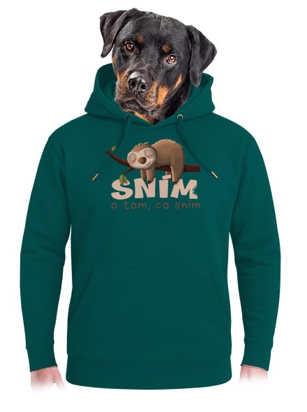 Sním o tom, co sním unisex mikina premium Emerald Green