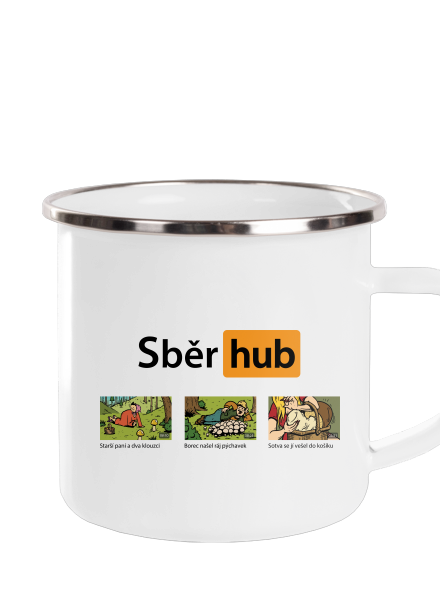 Sběr hub plecháček White
