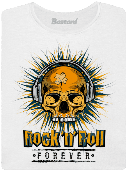 Rock'n'Roll forever dámské tričko premium White