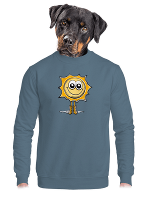 unisex mikina bez kapuce