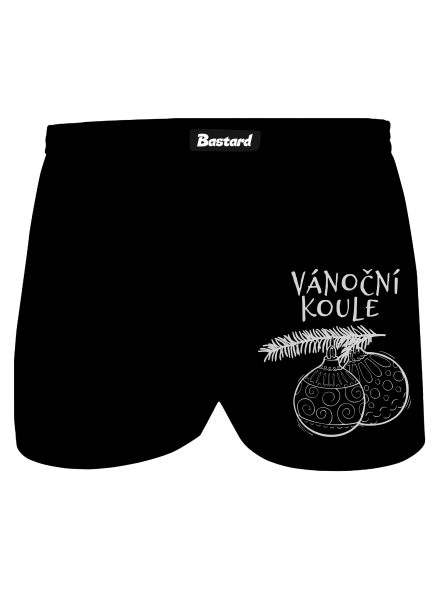Vánoční koule pánské trenky Black