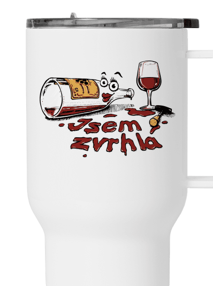 Zvrhlá termohrnek White