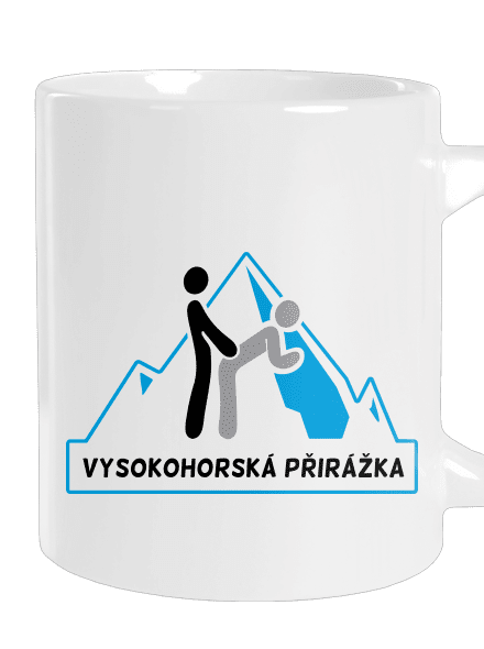 Vysokohorská přirážka velký hrnek White