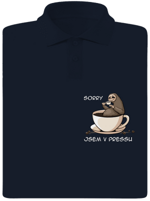 V pressu pánská polokošile Navy Mal