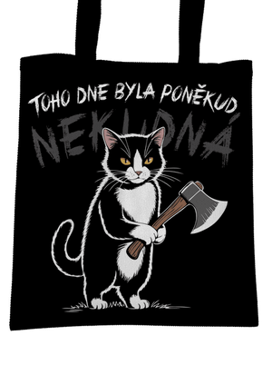 Neklidná kočka taška Black