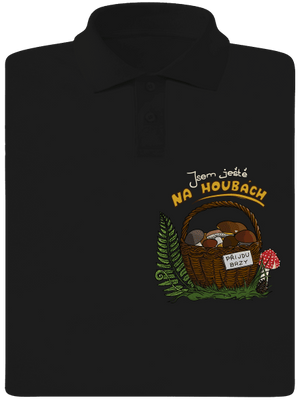 Na houbách pánská polokošile Black