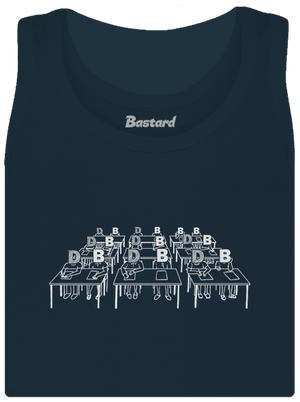 Cimrman: Debil, blbeček dámské tílko klasické Navy