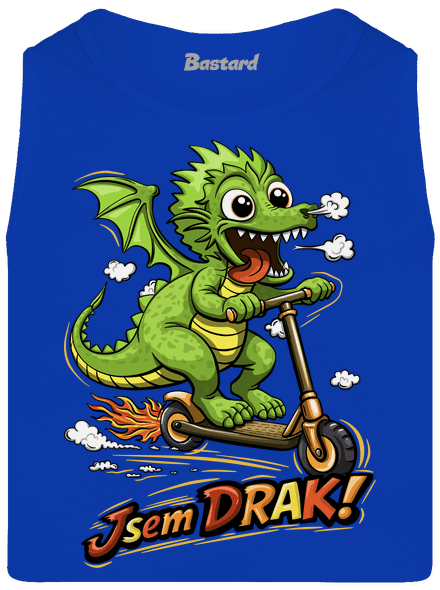 Jsem drak pánské tílko Royal Blue