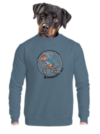 unisex mikina bez kapuce