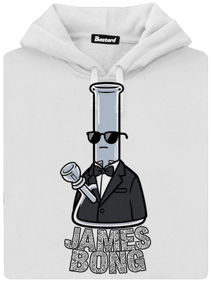 James Bong dámská mikina klokanka White