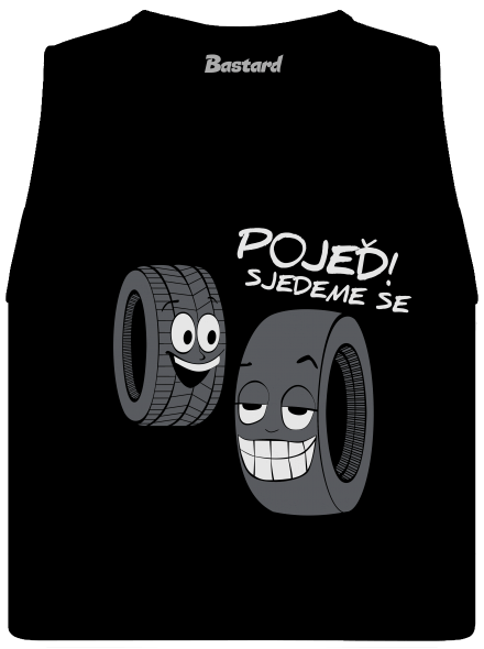 Pneumatiky dámské tílko volné Black