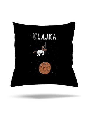 Vlajka polštář Black