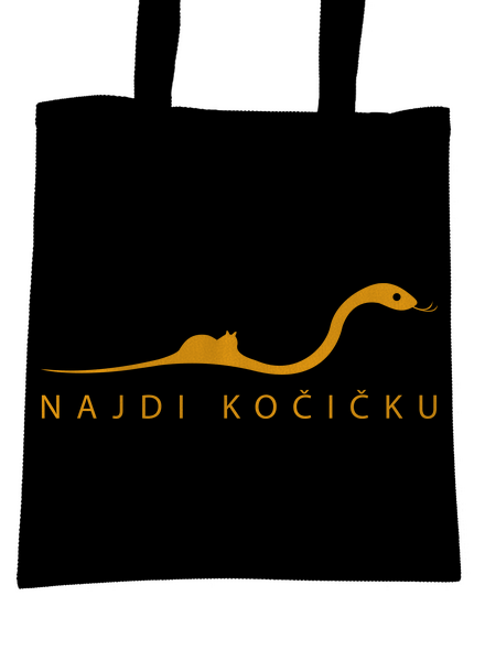 Najdi kočičku taška Black