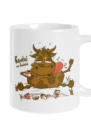 Hovězí na houbách klasický hrnek White