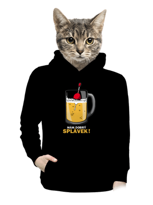 Splávek dámská mikina klokanka Black