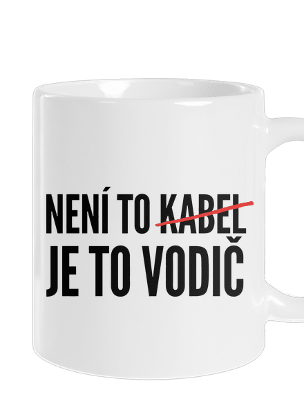 Je to vodič klasický hrnek White