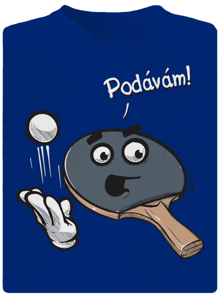 Podávám odpal pánské sportovní tričko Royal Blue Mal